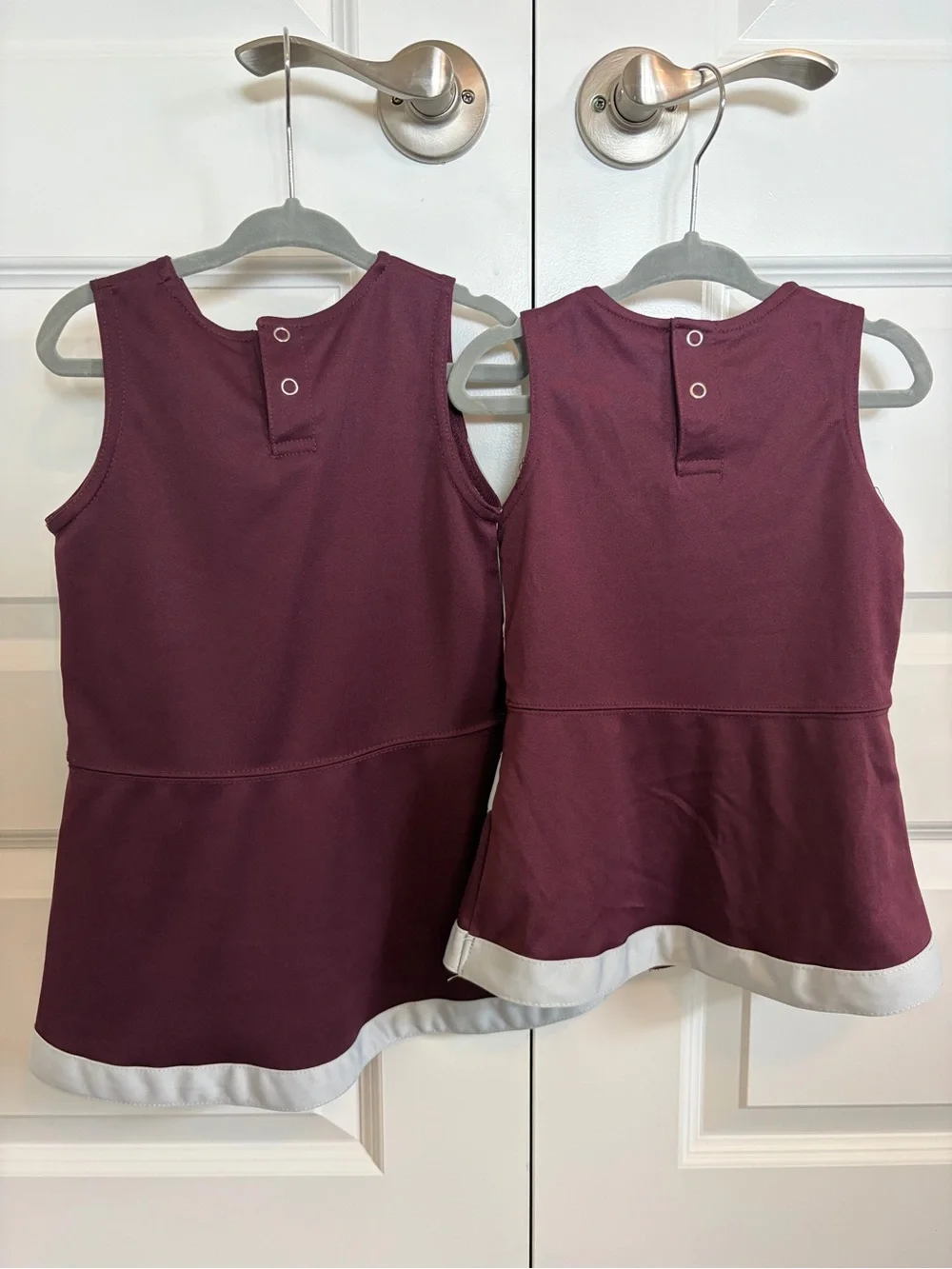 Bulldogs Maroon & Gray Girls Cheer Dress - Kids